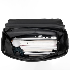 Large Capacity Trendyy Leather Film Laptop <b>Backpack</b> <b>Simple</b> Fashion Cross-Border Design Waterproof Oxford Zipper Polyester for - Product Image 3