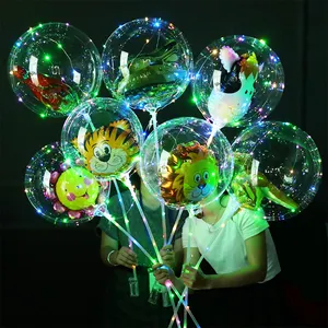 2020 new arrivals valentines day Newly launched Bobo balloon wedding party decoration 18-inch LED balloon