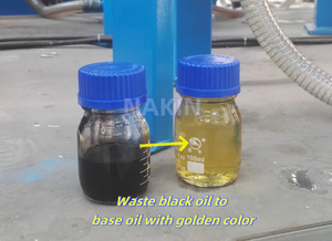 Planta de Refinería de Aceite de Motor de Automóviles Usados Mini para la Fabricación de Aceite Base a partir de Aceite Usado, Equipo de Destilación - Product Image 6