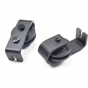 Kit de Herrajes para Puerta Corredera Doble o Individual WEKIS, Diseño Moderno en Latón, Garantía de 5 Años, Insonorizado para Sala de Estar - Product Image 3