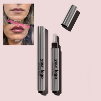 Gloss repulpant personnalisé pour les lèvres, volume extrême naturel, maximiseur de lèvres à l'acide hyaluronique, rehausseur de lèvres