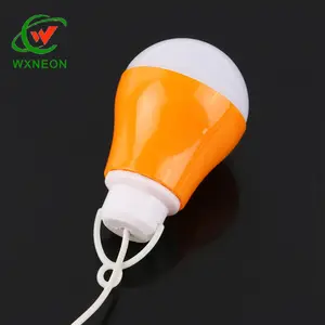 Light Bulb Led Lamp 5V 5W White LED USB Cable Camping Light Bulb Energy Saving Plastic Lamp