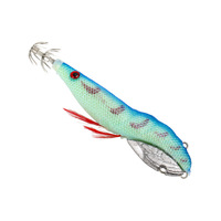 Luminous Headglow Wood Shrimp Jigging Fishing Lures Hook Squid Jigs Hot-Selling