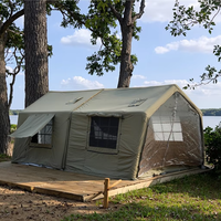 Tente de camping gonflable commerciale légère et durable pour la promotion d'événements en plein air avec matériau imperméable