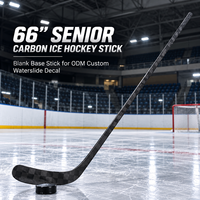 Bâton de hockey sur glace entièrement en fibre de carbone, main gauche/droite, 380g, bâton de hockey composite senior, lame P28, taille personnalisée, OEM