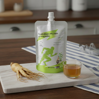 Boisson sportive à base de plantes Clean Label Wellness Shot Dendrobium Officinale Panax Ginseng 150 ml pour la récupération sportive sans caféine