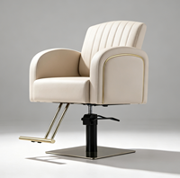 Chaise de barbier hydraulique confortable au design nouveau et populaire pour salon de coiffure et de beauté