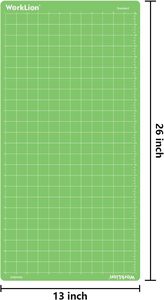 Tapis de coupe 12x24 pouces pour <span class=keywords><strong>Cricut</strong></span> <span class=keywords><strong>Maker</strong></span> 3/<span class=keywords><strong>Maker</strong></span>/Explore 3/Air 2/Air/One Adhesive Sticky Green QuiltingTapis de coupe de remplacement - Product Image 2