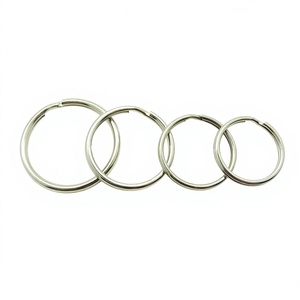 YIWANG Factory Supply 1.5x25MM Silver Split Key Chain <b>Ring</b> Connector <b>Keyring</b> - Product Image 1