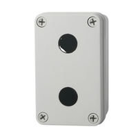 WZOODQ 230VAC Boîte de commande à bouton-poussoir monophasé Matériau ABS durable Boîtier d'instrument électronique Start Stop à 3 voies