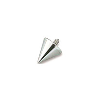 Klasse 23 ASTM F136 Titan Body Piercing Schmuck Solid Nabel mit Innengewinde Nagel Nagel Nagel Augenbrauen Spike Top