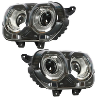 Lampe frontale halogène pour voiture Lampe frontale pour Dodge Challenger 2015-2019 Lampe de position avant pour carrosserie