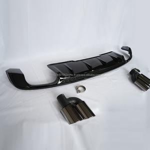 Phía sau khuếch tán với ống xả cho 17-19 Audi a4l B9 Sedan Sline S5 phong cách nâng cấp lời khuyên bộ phận cơ thể phía sau Lip dropshipping đại lý - Product Image 2