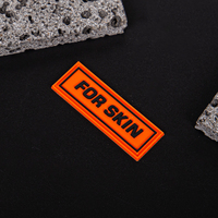 Patch de trou pour écouteurs en PVC souple 3D, en stock d'usine en Chine, pour sacs, en caoutchouc lavable
