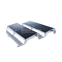 Système de montage solaire EmperySolar pour toit plat, support durable pour montage au sol pour modules photovoltaïques encadrés, acier inoxydable, alliage d'aluminium