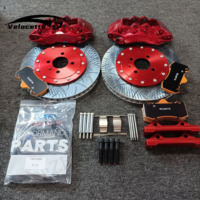 Kit de freinage 6 pistons Candy Red 9040 avec étrier et disque de frein en acier haute teneur en carbone 330 355 380 pour VW Corrado, Mitsubishi Montero, Nissan R32