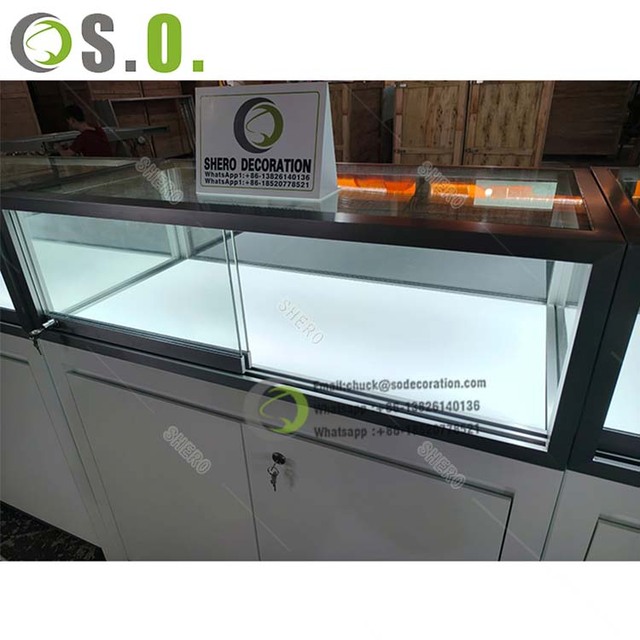 Retail Store Furniture for Mobile Phone Shop Decoration With Accessory Display & Phone Computer Counter Table
