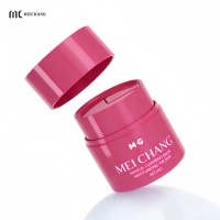 Pot de baume torsadé 50g en PP, emballage solide hermétique pour baume nettoyant, parfum solide, cire capillaire avec logo personnalisé