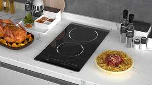 Table de cuisson à induction électrique à brûleur unique 110V/220V, haute puissance 3000W, étanche, boîtier en acier inoxydable, commande tactile - Product Image 4