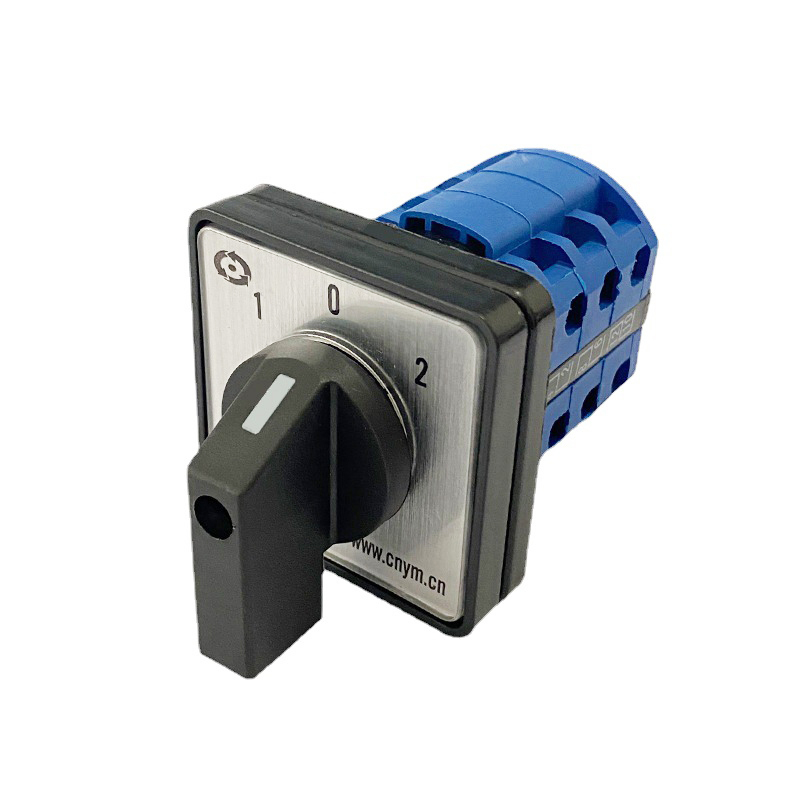 Peissy Changeover Switch AC 660V 63A 3 Position 16 Terminals Universal Rotary Cam