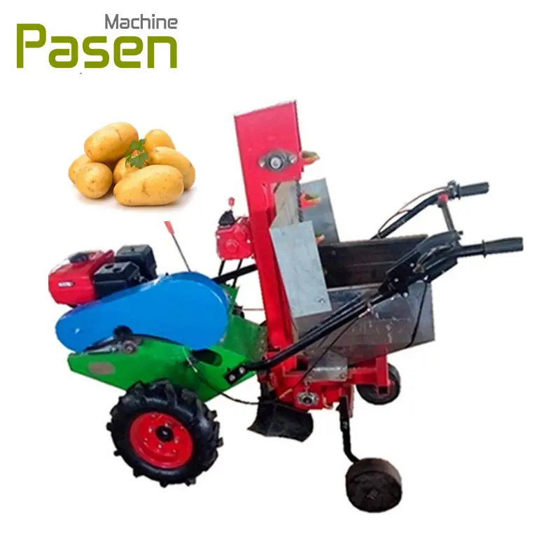 New design petrol engine 1 row potato planter single-row potato planter potato planter and digger