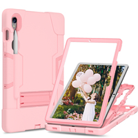 Étui robuste en silicone et PC écologique pour Samsung Tab S10 Lite S10 FE S9 FE S9 11 avec béquille et support pour stylet, coque fine OEM ODM