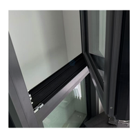 Fenêtre supérieure marque fenêtres et portes en verre ultra étroites ligne en alliage d'aluminium fenêtre mince fenêtres du sol au plafond