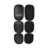 TONMO Ensemble de rembourrages noirs pour harnais, rembourrage EVA pour gilet tactique, style CPC AVS, porte-plaques, mousse moulée amovible, 6 pièces par ensemble