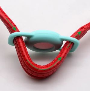 Custodia con Tag aria di vendita a caldo Leyi custodia Anti-perdita portafoglio porta collare cane air Tag Cover protettiva per custodie in Silicone air Tag - Product Image 5