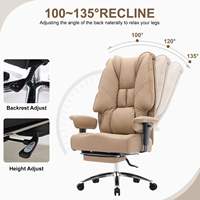 Chaise de bureau en cuir PU ALINUNU à prix de gros pour bureau de direction, chaise pivotante ergonomique à dossier haut pour cadre
