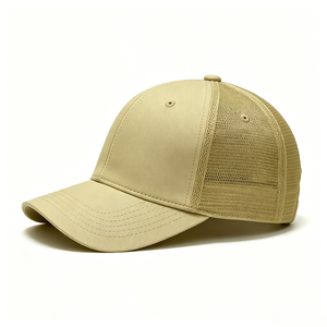 Gorra Trucker Personalizada con Logotipo, Parte Delantera de Gamuza y Parte Trasera de Malla, Parche de Cuero ACE, Gorra Trucker Vintage, Transpirable, Deportiva, para Verano - Product Image 5
