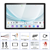 Radio para Auto Podofo de 11.5'' con Android, 4+64G, CarPlay Inalámbrico, Android Auto, 4G LTE, GPS/WiFi/USB, Pantalla Táctil, Venta al Por Mayor