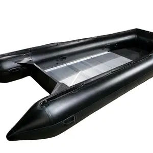 Портативная сверхмощная океанская надувная лодка 4,7 м, надувная лодка, надувная рыбацкая лодка с алюминиевым полом