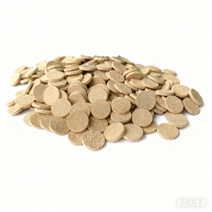 אודם odm 0.1 5 20 100 200μm ברונזה פליז סירופת אבקת מסנן מסנן מתכת דיסק אלמנט מסנן נקבובי - Product Image 6