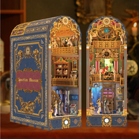 Tonecheer Vente en gros uniquement : Kit miniature en bois pour maison de poupée et coin lecture DIY, thème Musée Spacetime, Puzzles 3D, Cadeaux faits main