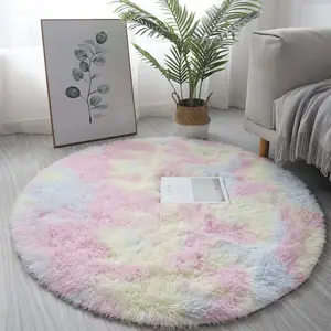 Fluffy Rug Máy Có Thể Giặt Mềm Lông Khu Vực Thảm Sang Trọng Thảm Sàn Cho Phòng Ngủ Phòng Khách Lông Thảm Sang Trọng Trang Trí Nội Thất