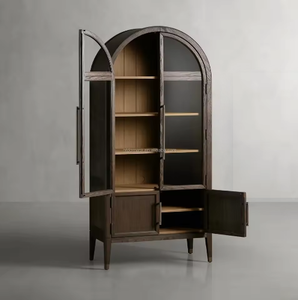 RH Customized <strong>French</strong> Retro Arched Wine Cabinet, Decorative Bookcase, Sideboard - Product Image 4