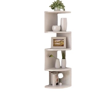 Estante de Almacenamiento para el Hogar, Multi-Nivel, Semicircular, Montado en la Pared, Decorativo, para Libros, Rectangular - Product Image 2