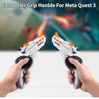Nouveau VR Combo améliorer l'expérience de jeu contrôleur poignées accessoires pistolet Stock pour Meta Quest 3/3s prise de vue contrôleur coque