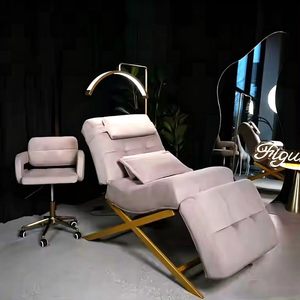 Cama para tratamientos de pestañas, cama de belleza para manicura y masajes, cama para lavado facial y limpieza de oídos, cama para tatuajes de pestañas, cama para salón de belleza y tatuajes - Product Image 3