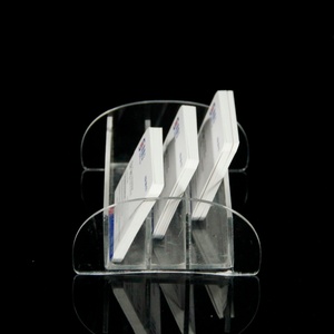 Boîte de présentation de cartes de visite en acrylique transparent pour bureau avec couvercle, couleur et logo personnalisés, épaisseur 3-5 mm, forme personnalisée, OEM/ODM acceptés - Product Image 6