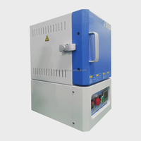 Four à moufle électrique de laboratoire miniature en fibre céramique, capacité 1,3 L, température de fonctionnement continue maximale 1100°C, pour traitement thermique