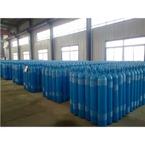 HG-IG 40L Industrial Seamless Gas Cylinders For Compressed Argon Nitrogen Helium Carbon Oxide Oxygen