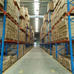 رف منصة تحميل تجاري 5 طبقات بدون بولر للخدمة الشاقة لتخزين المستودعات من الفولاذ والمواد المعدنية - Product Image 3