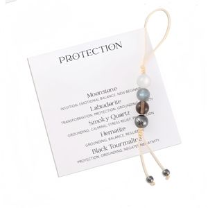 Breloques et pendentifs pour téléphone portable et porte-clés, motif œil protecteur, en cristaux naturels de guérison, avec cordon de suspension - Product Image 5