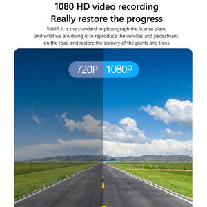 TS06 자동차 레코더 fhd 1080P 3.16 인치 터치 스크린 자동차 대시 캠 듀얼 렌즈 루프 녹화 지원 자동차 dvr - Product Image 5