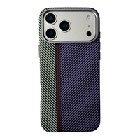 Nouvelle Coque de Protection en Tissu Antidérapante et Antichoc en PC pour iPhone 17 16 12 13 14 Plus 15 Pro Max