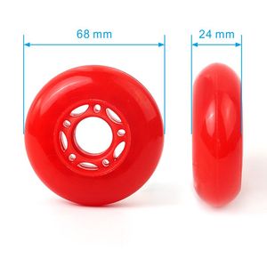 Vente d'usine Roues de patins à roulettes en <span class=keywords><strong>caoutchouc</strong></span> Roues de patins à roulettes en PU Roues de patins à roulettes personnalisées OEM 68 mm Roue de patins à roulettes 90a Rueda Para Patines - Product Image 5