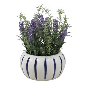 <span class=keywords><strong>Lavande</strong></span> Artificielle au Design Élégant avec <span class=keywords><strong>Pot</strong></span> <span class=keywords><strong>en</strong></span> Céramique – Décoration Intérieure Champêtre pour le Nouvel An, la Maison et les Mariages - Product Image 6