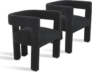 <span class=keywords><strong>Set</strong></span> di 2 Sedie da Pranzo Moderne / Sedie per Soggiorno, Poltrona in Tessuto, <span class=keywords><strong>Sedia</strong></span> Imbottita a Botte - Product Image 6